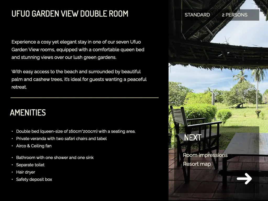 Ufuo Room Details